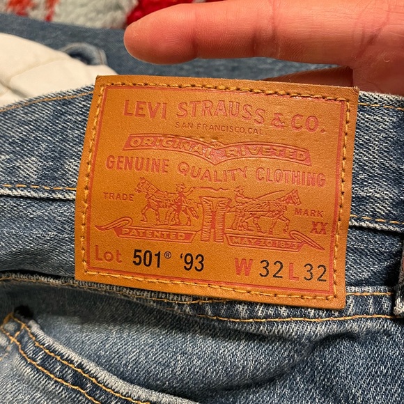 LEVI’s 501 straight Sz 32 - Picture 5 of 7